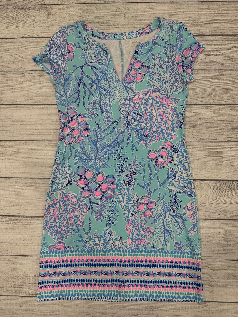 Lilly Pulitzer Floral Shift Dress Size Small